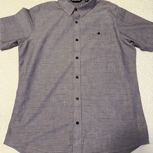 Travis Mathew Charcoal Button Down Shirt